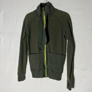 Lululemon Lime Green Reversible Post Savasana Jacket 6